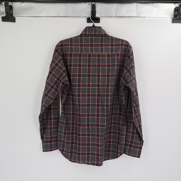 SAKS Fifth Avenue Threads Men's Plaid Button Down Size Medium - Picture 7 of 7